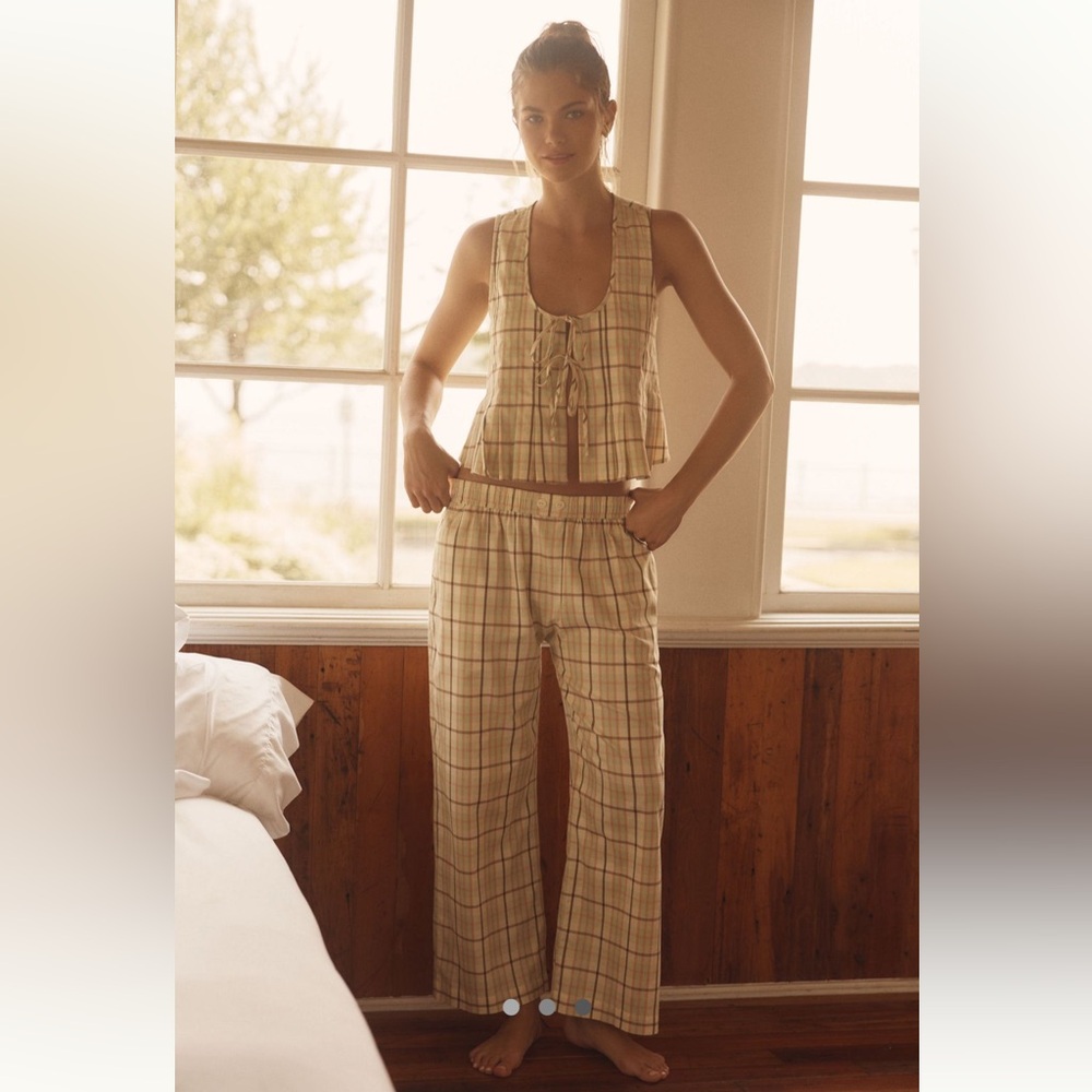 LyreBird Flannel Pajama Set - Picture 6 of 8